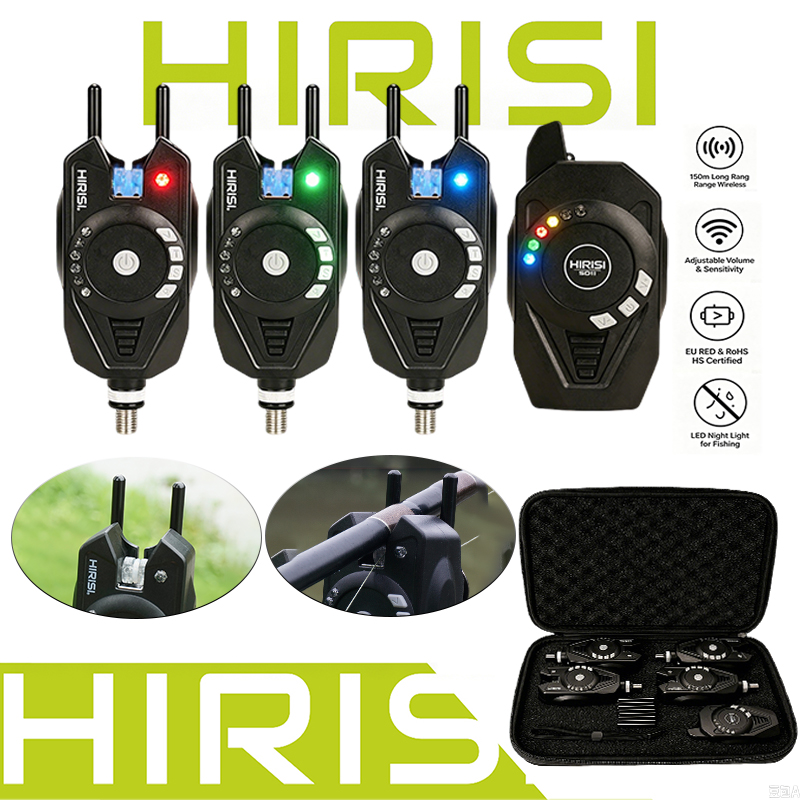 Fish Alarm - Bezprzewodowy sygnalizator brań HIRISI SD11 3+1,