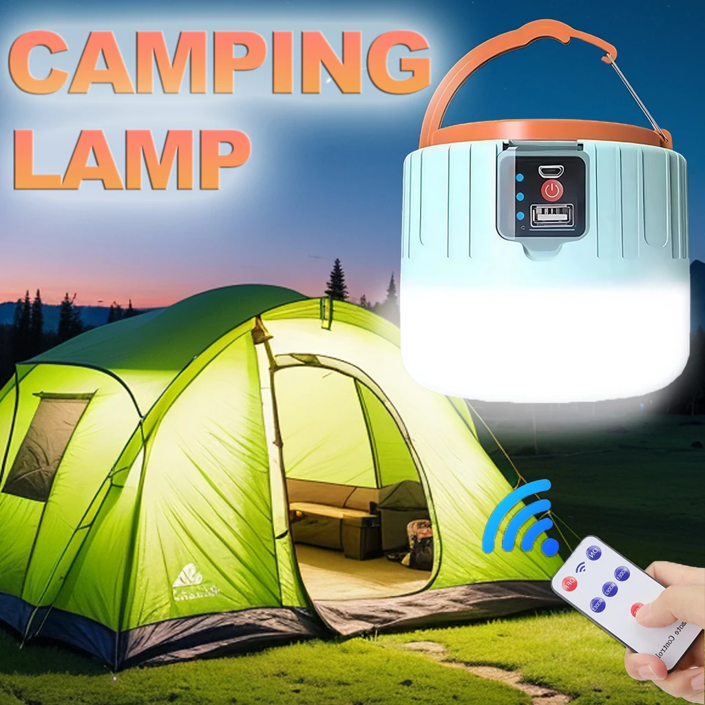 Fishing Light - Solarna latarnia kempingowa, ładowalna, przenośna lampa