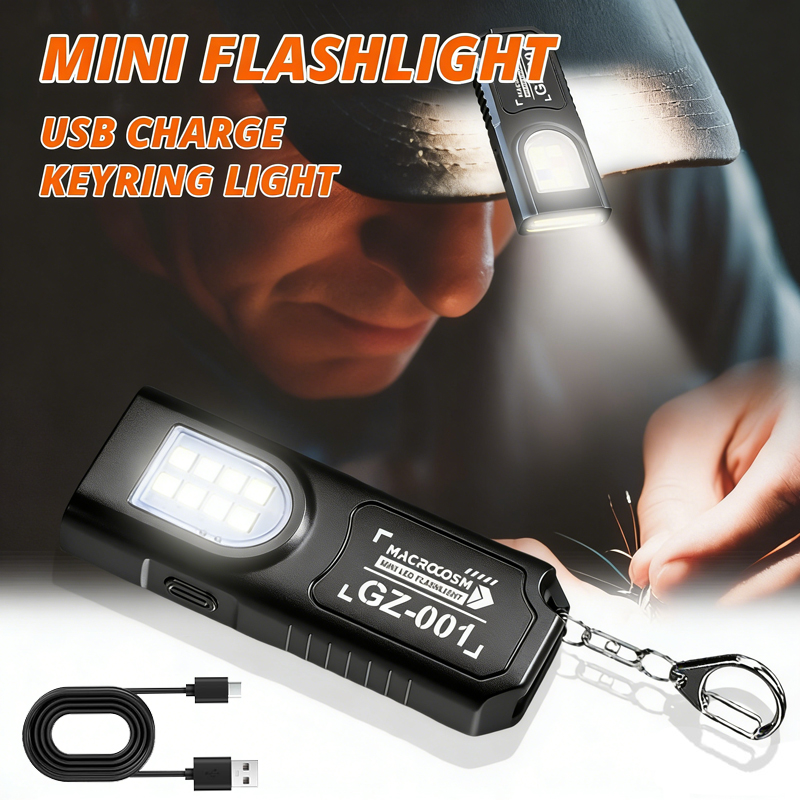 Fishing Light - Latarka LED na breloczku, ładowana przez