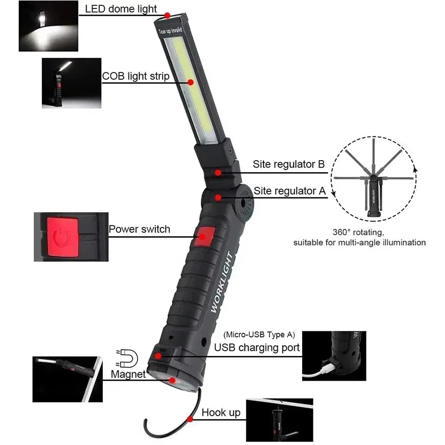 Akumulatorowa magnetyczna lamp – Fishing Light recenzja i cena