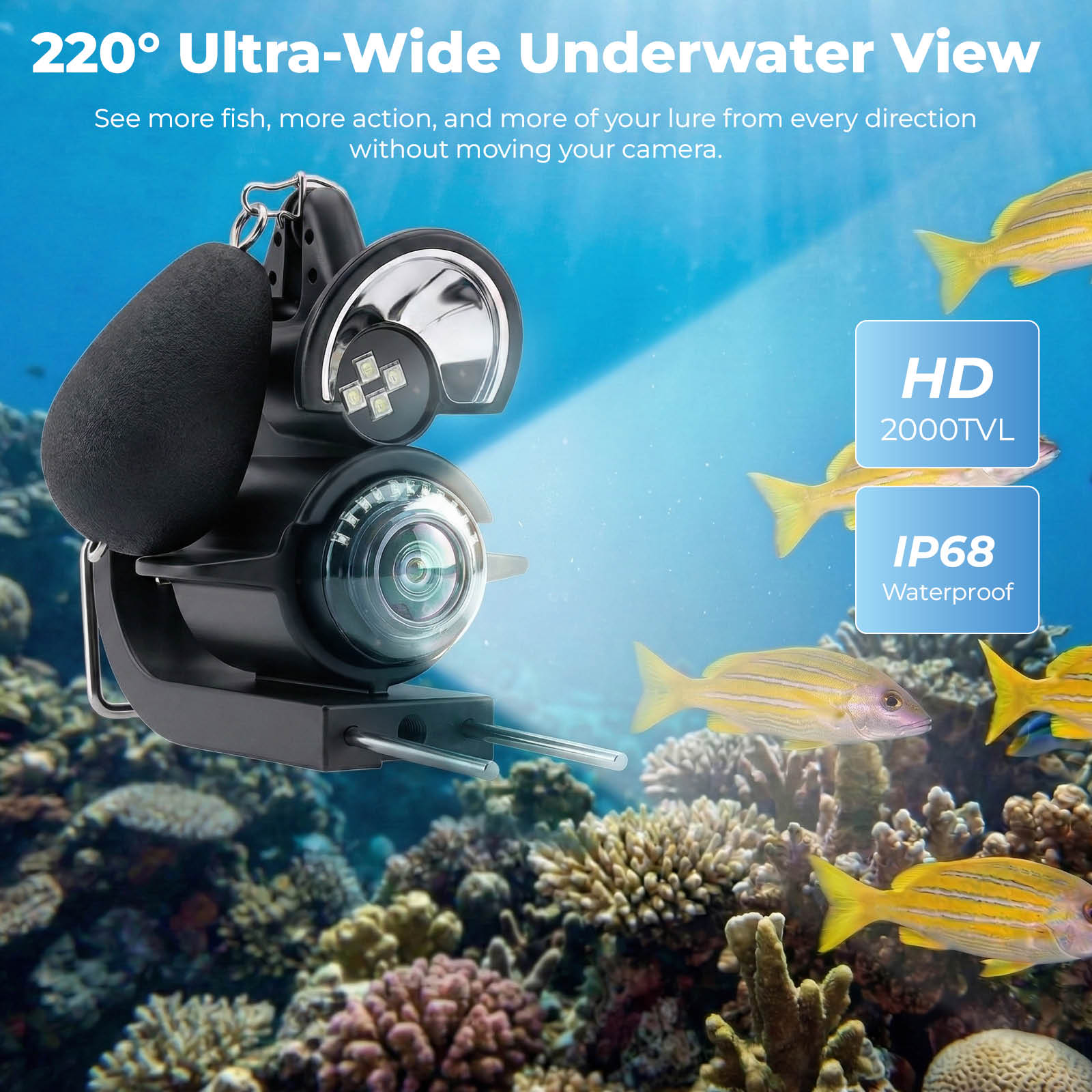 Przenośny podwodny wizualny lo – Fish Finder Portable recenzja i cena