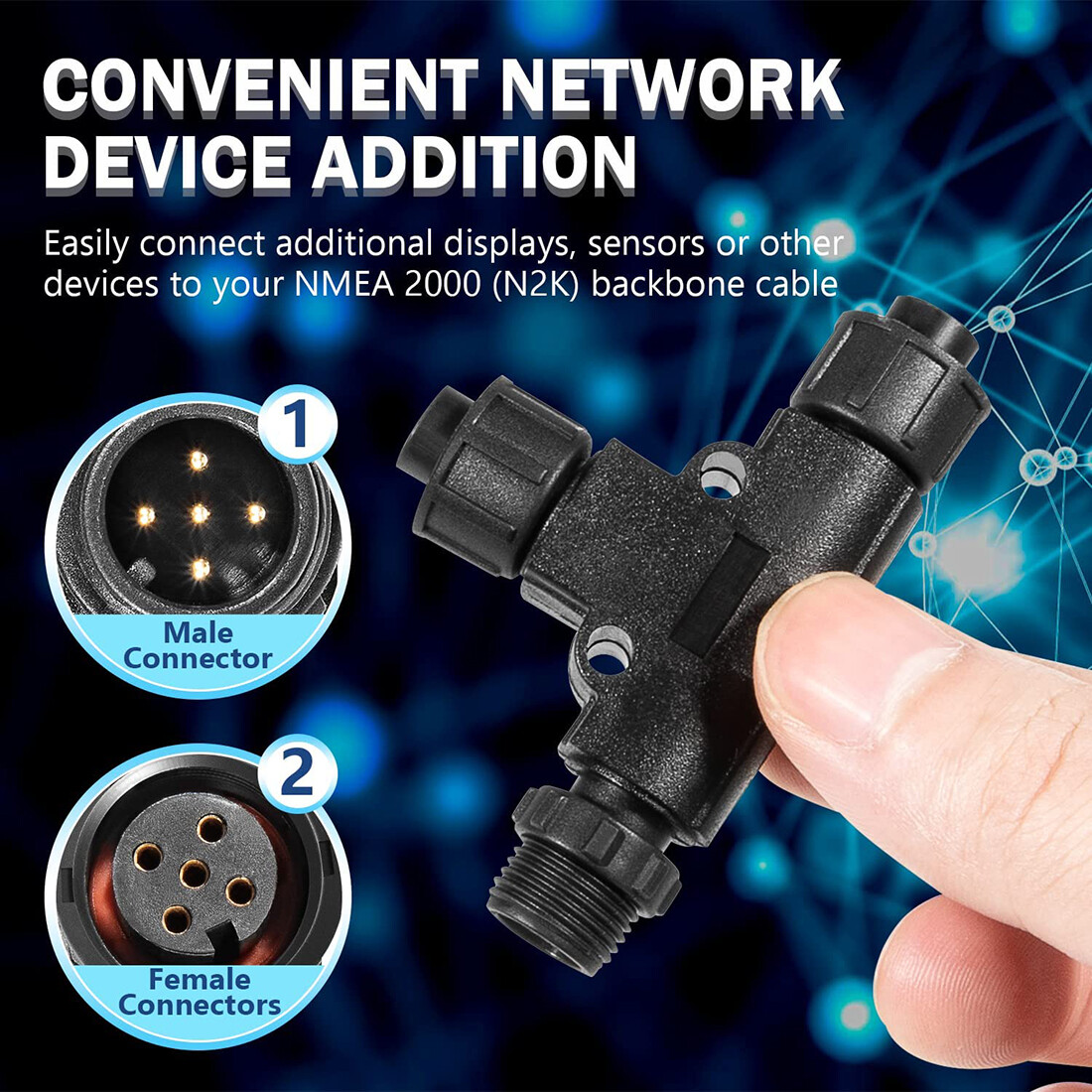 Adapter T-Connector Micro-C NM – Fish Finder Cable recenzja i cena