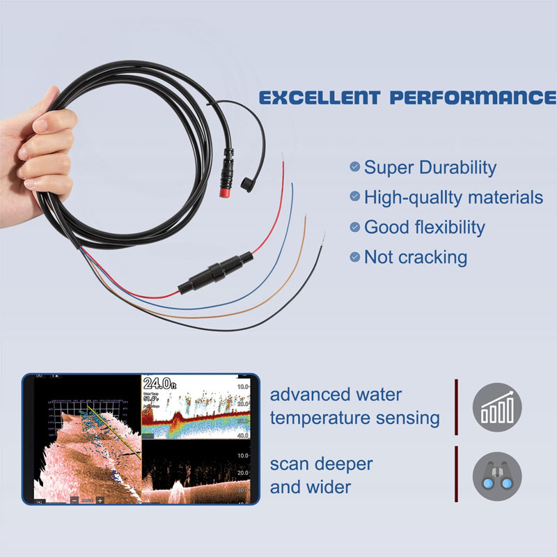 010-12199-04 Kabel zasilający/ – Fish Finder Cable recenzja i cena